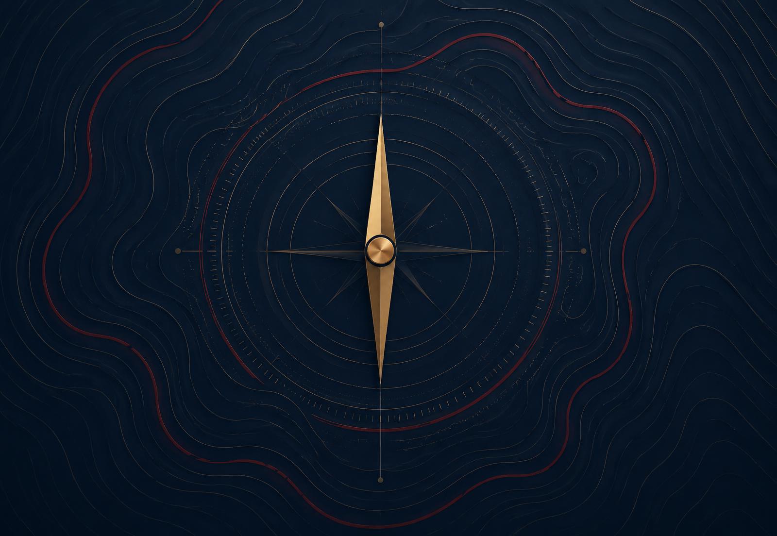Strategic compass symbolizing the journey toward future readiness